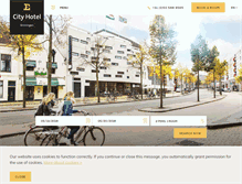 Tablet Screenshot of cityhotelgroningen.com